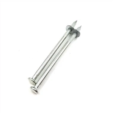 Pozinkovaný vystreľovací klinec s oceľovou podložkou